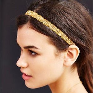 Urban Outfitters Gold Embellished Headband